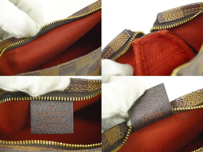 LOUIS VUITTON トゥルースメイクアップ ダミエ エベヌ アクセサリーポーチ N51982
