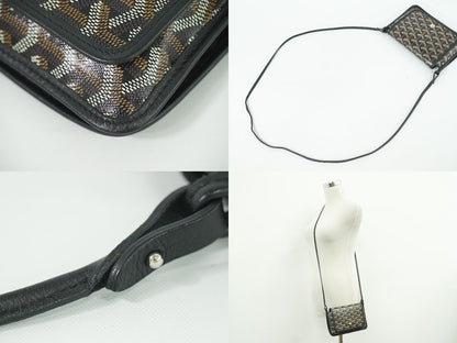GOYARD プリュメ ポシェット ブラック ブラウン