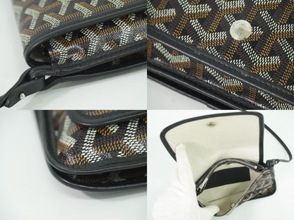 GOYARD プリュメ ポシェット ブラック ブラウン