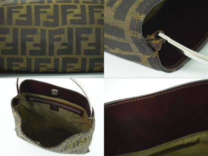 FENDI ズッカ トートバッグ ブラウン