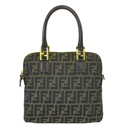FENDI ズッカ ハンドバッグ ブラウン