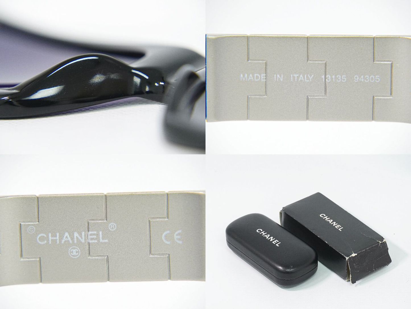CHANEL ロゴ サングラス ブラック 13135 94305