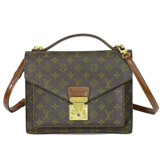 LOUIS VUITTON モンソー モノグラム 2WAY ショルダーバッグ M51185