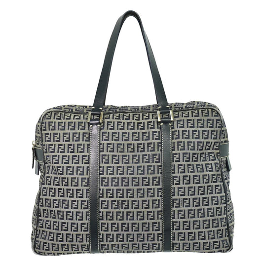 FENDI ズッキーノ ボストンバッグ ネイビー 16427