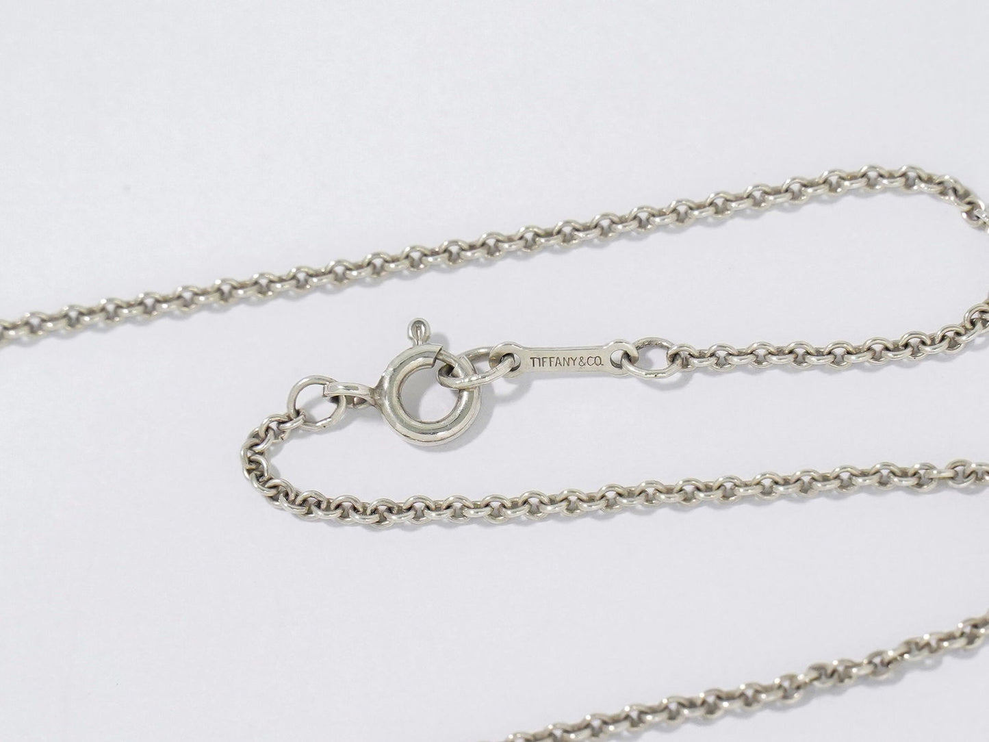 TIFFANY & Co. オープンハート 925 ネックレス シルバー