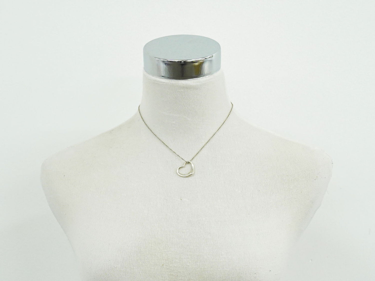 TIFFANY & Co. オープンハート 925 ネックレス シルバー