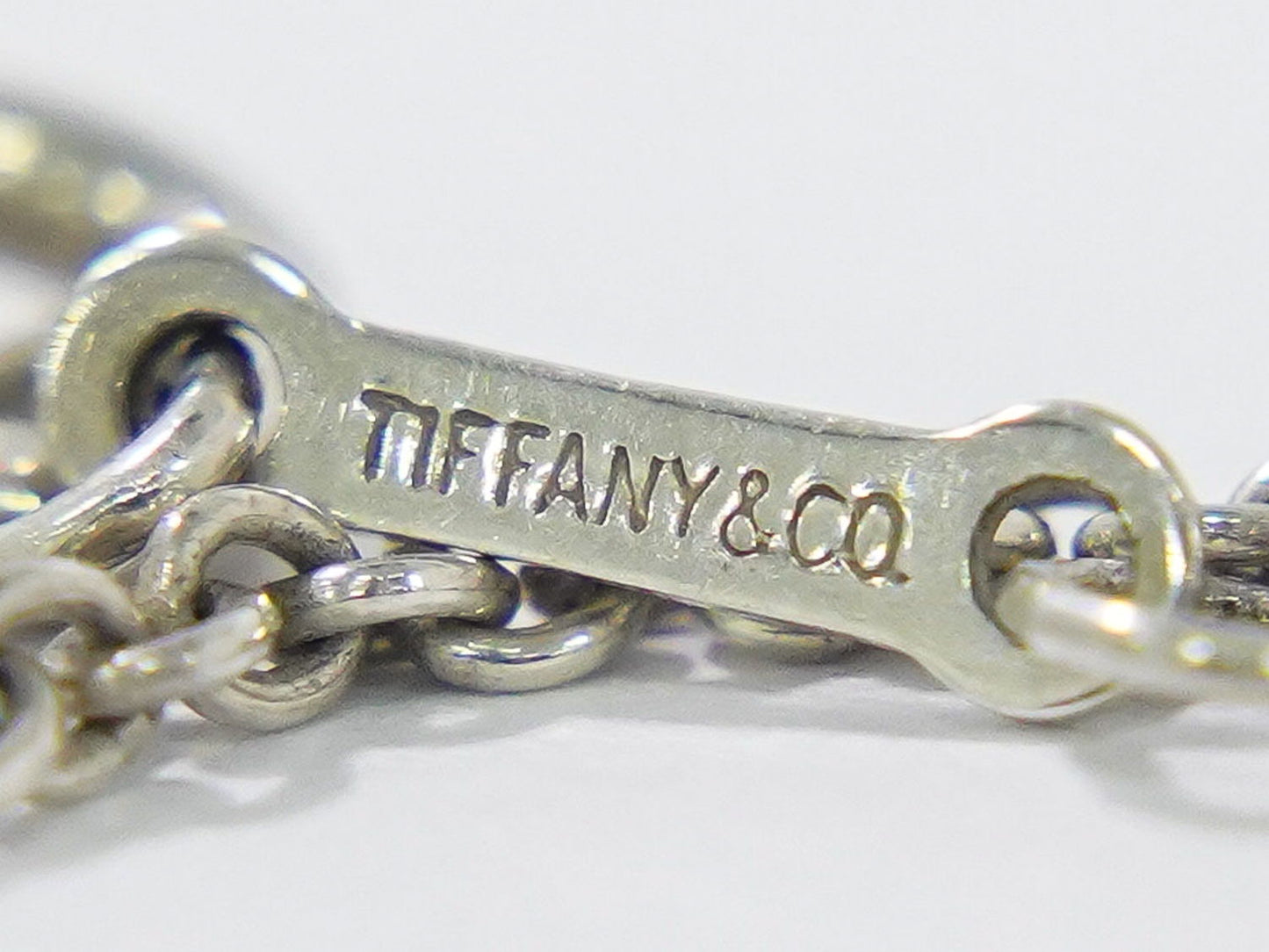 TIFFANY & Co. オープンハート 925 ネックレス シルバー