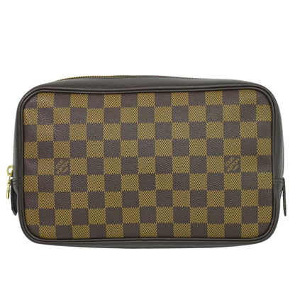 LOUIS VUITTON トゥルーストワレット ダミエ エベヌ ポーチ N47623