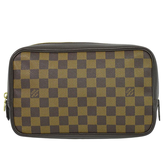 LOUIS VUITTON トゥルーストワレット ダミエ エベヌ ポーチ N47623