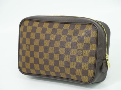LOUIS VUITTON トゥルーストワレット ダミエ エベヌ ポーチ N47623