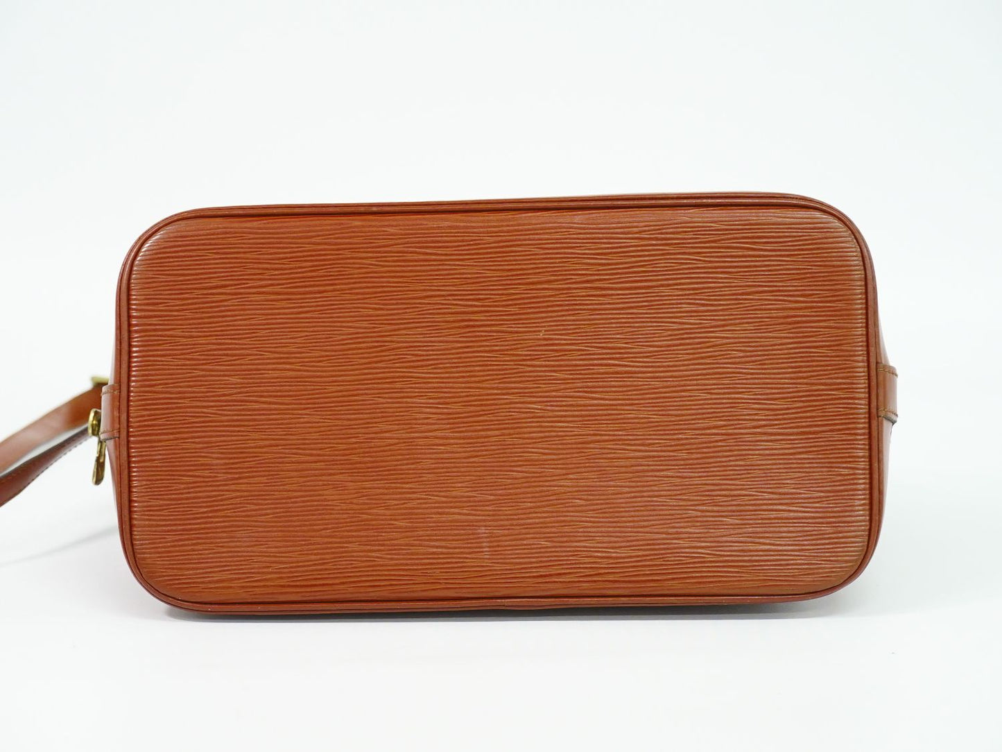 LOUIS VUITTON アルマ 別売りストラップ付き エピ レザー 2WAY ショルダーバッグ ケニアブラウン M52143