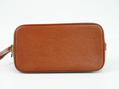 LOUIS VUITTON アルマ 別売りストラップ付き エピ レザー 2WAY ショルダーバッグ ケニアブラウン M52143
