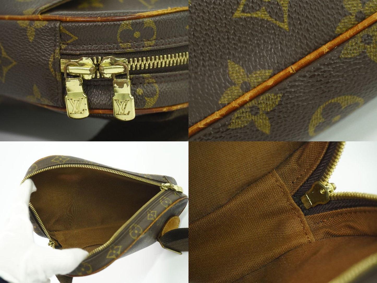 LOUIS VUITTON ポシェットガンジュ モノグラム ボディバッグ M51870