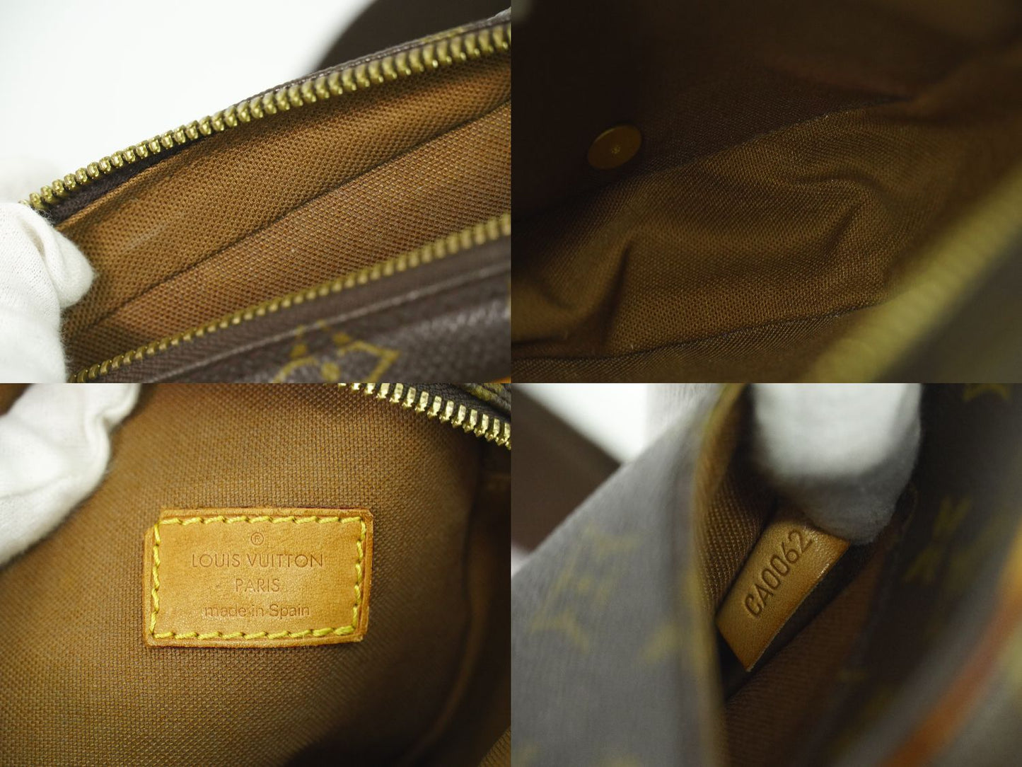 LOUIS VUITTON ポシェットガンジュ モノグラム ボディバッグ M51870