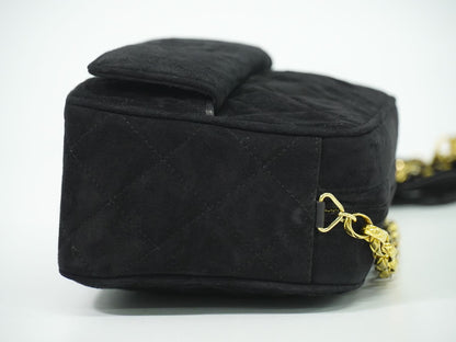 CHANEL ココマーク マトラッセ ショルダーバッグ ブラック