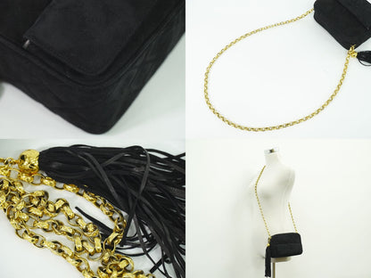 CHANEL ココマーク マトラッセ ショルダーバッグ ブラック