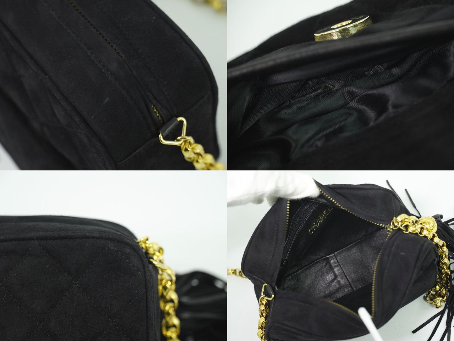 CHANEL ココマーク マトラッセ ショルダーバッグ ブラック