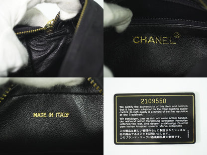 CHANEL ココマーク マトラッセ ショルダーバッグ ブラック