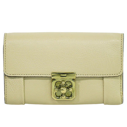 Chloe エルシー 折財布 ベージュ