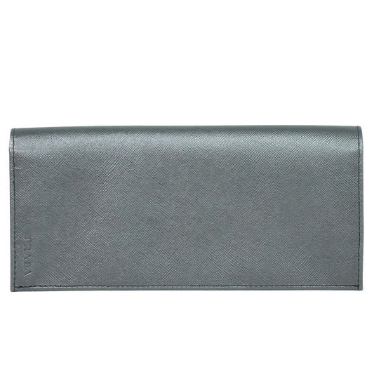 PRADA サフィアーノ 長財布 シルバー