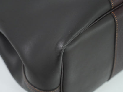HERMES ガーデンパーティ PM アマゾニア トートバッグ ダークブラウン