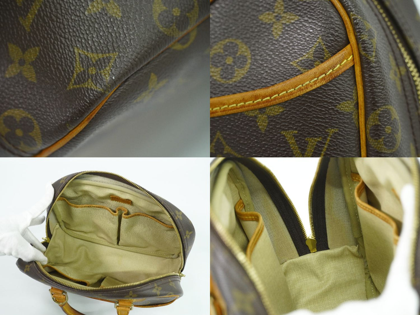 LOUIS VUITTON トゥルーヴィル モノグラム ハンドバッグ M42228