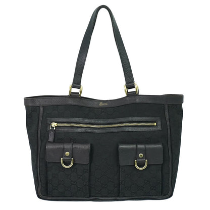 GUCCI アビー GGキャンバス トートバッグ ブラック 146247