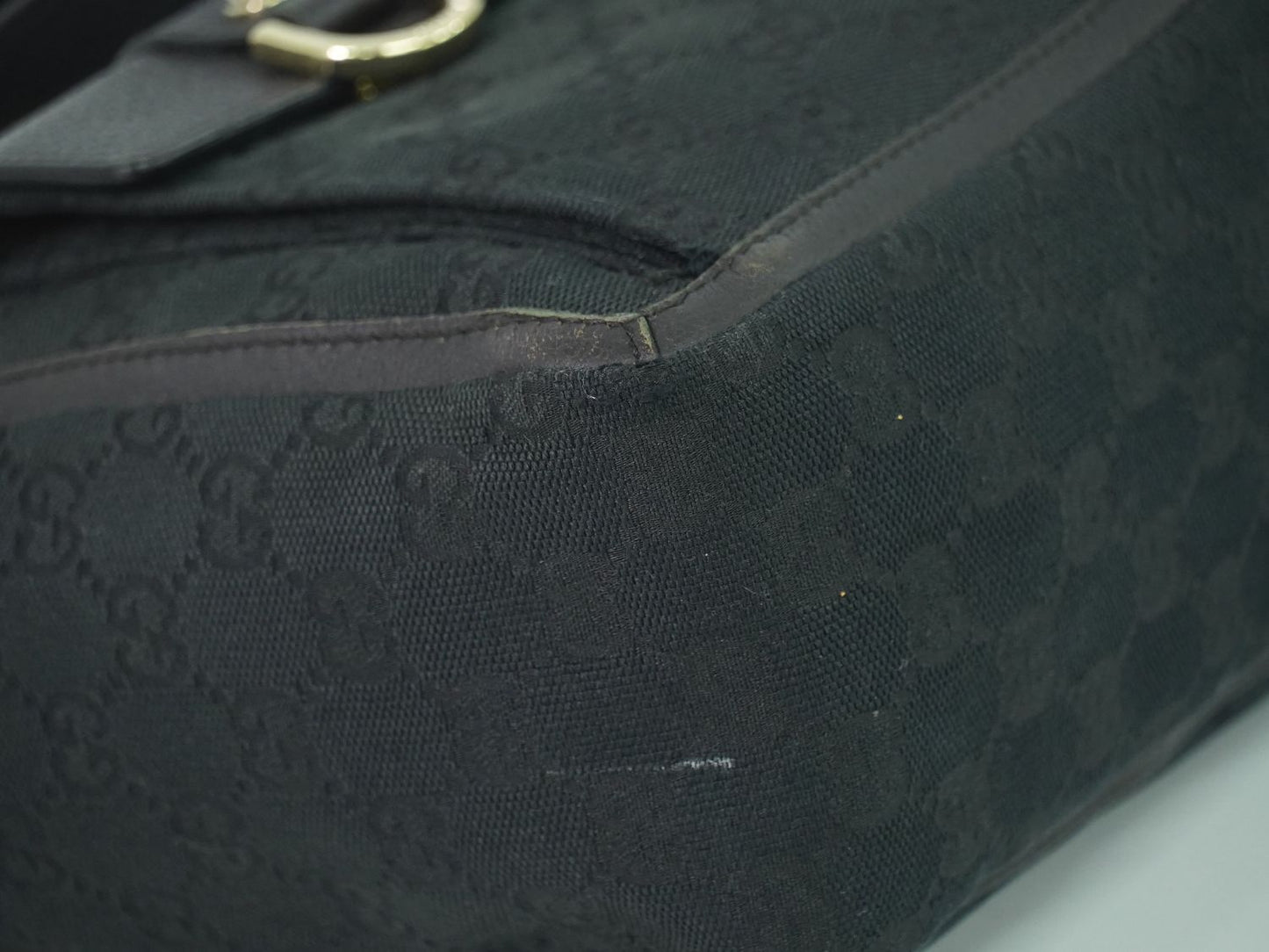 GUCCI アビー GGキャンバス トートバッグ ブラック 146247