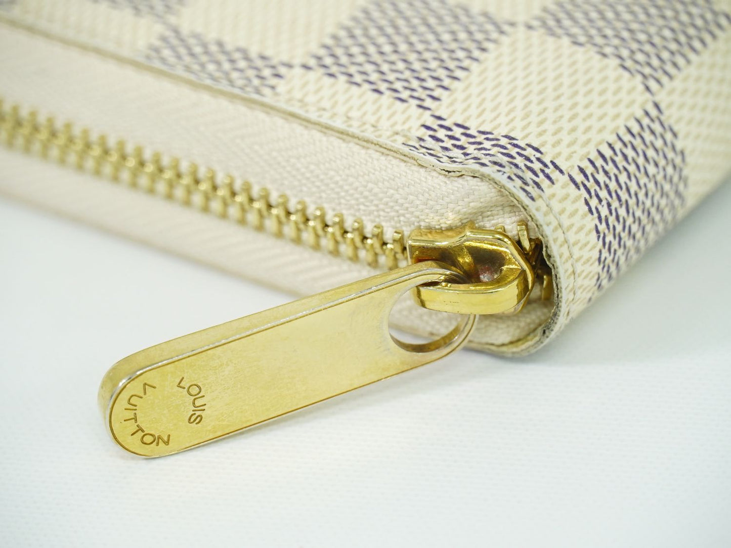 LOUIS VUITTON 旧型 ジッピーウォレット ダミエ アズール 長財布 N60019