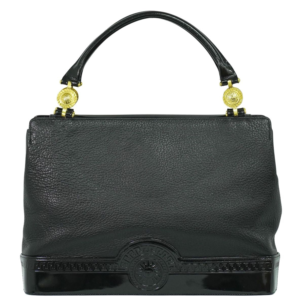 VERSACE ハンドバッグ ブラック