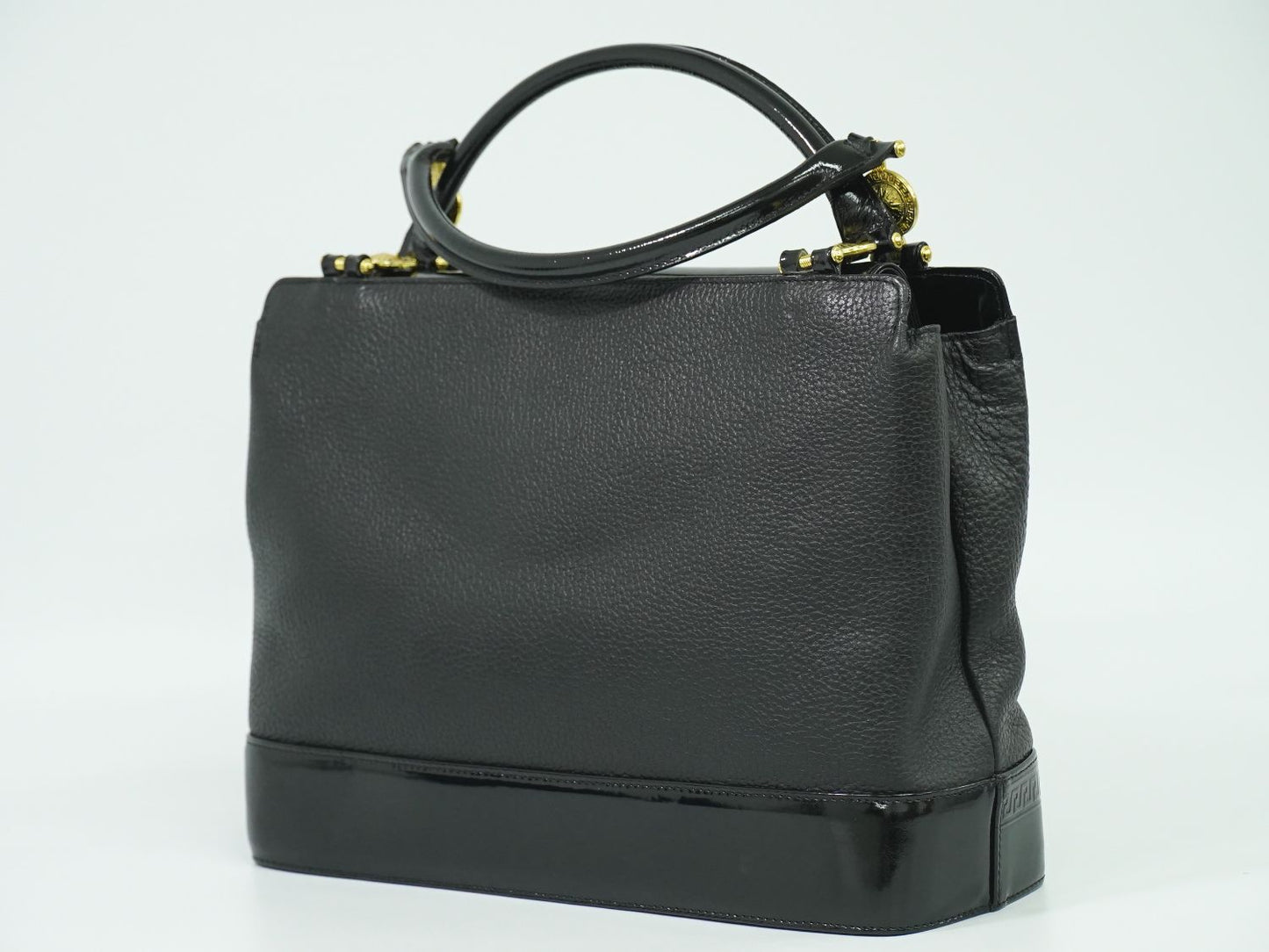 VERSACE ハンドバッグ ブラック