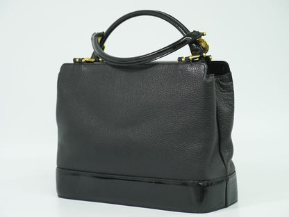 VERSACE ハンドバッグ ブラック