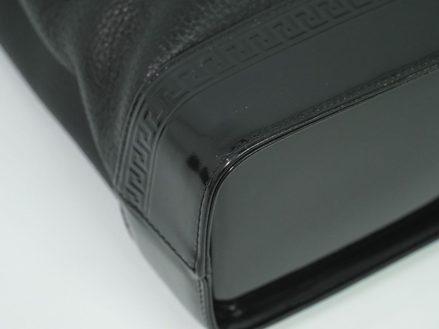 VERSACE ハンドバッグ ブラック