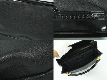 VERSACE ハンドバッグ ブラック
