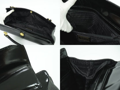 VERSACE ハンドバッグ ブラック