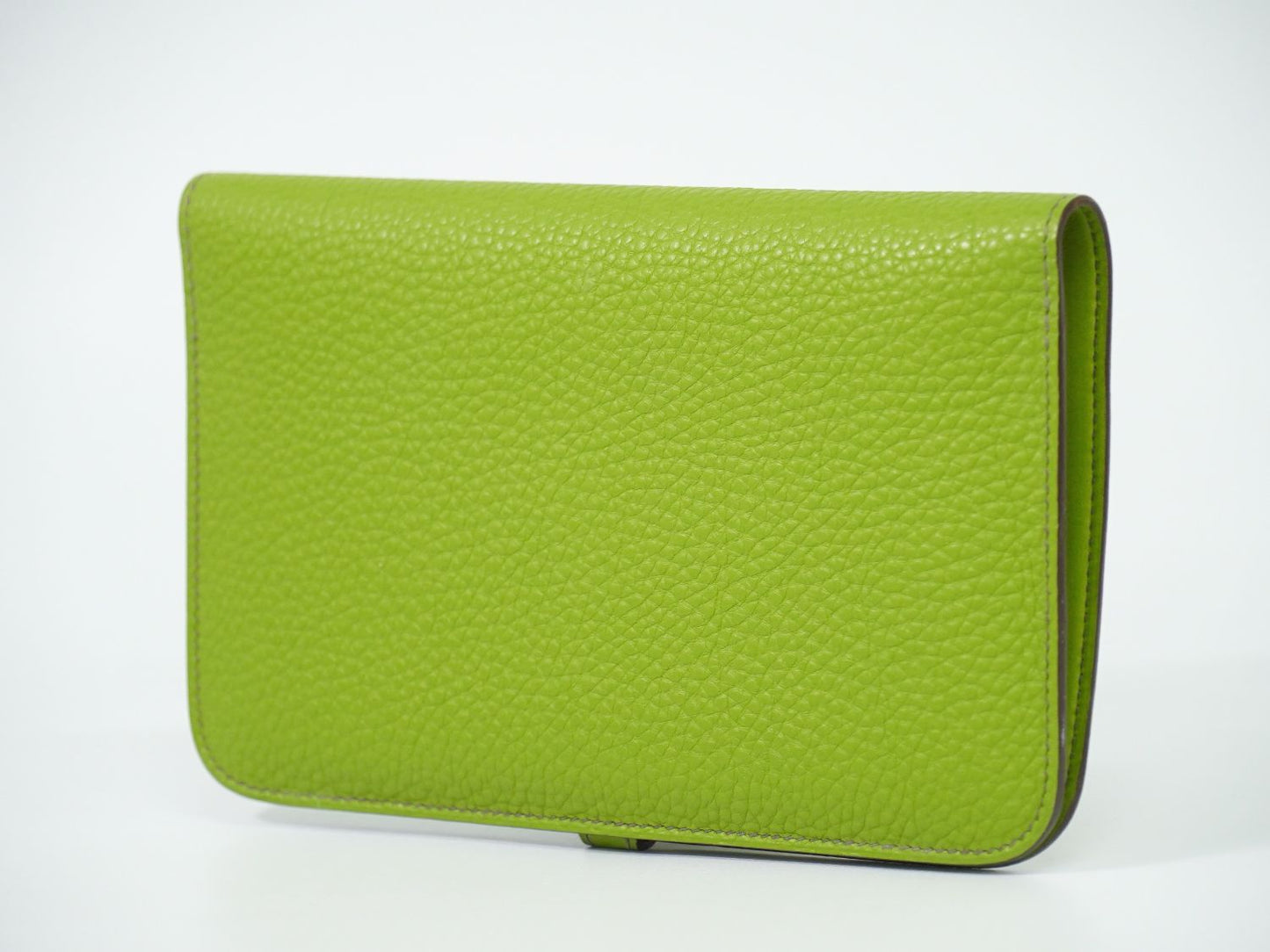 HERMES ドゴン GM 長財布 □K刻 アニスグリーン