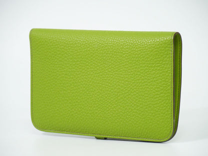 HERMES ドゴン GM 長財布 □K刻 アニスグリーン