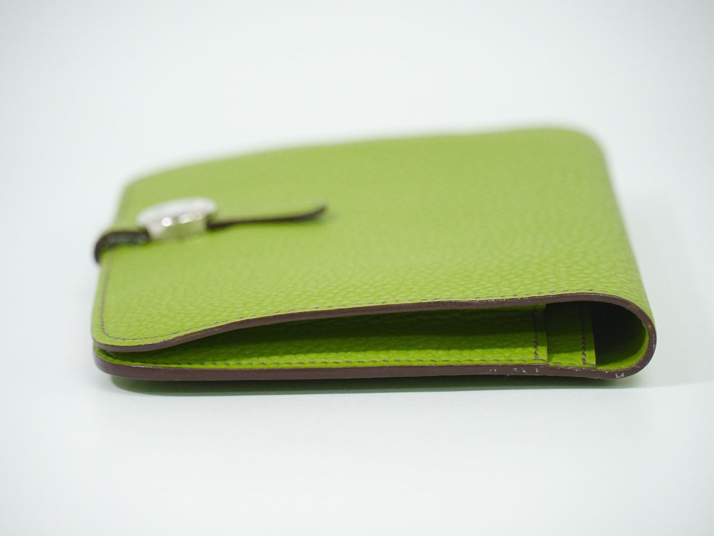 HERMES ドゴン GM 長財布 □K刻 アニスグリーン