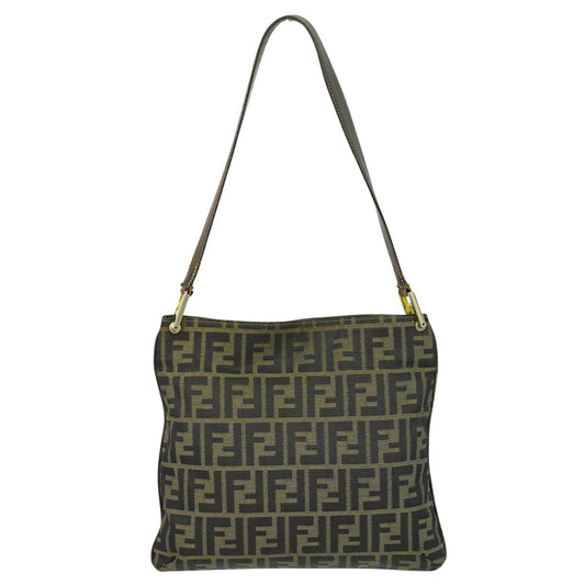 FENDI ズッカ ショルダーバッグ ブラウン