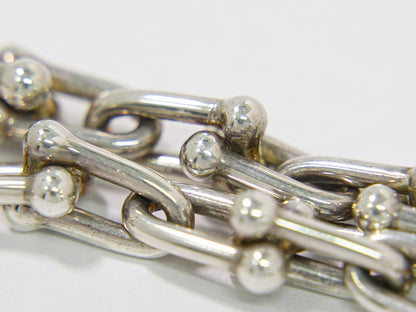 TIFFANY & Co. ハードウェア スモール Ag925 ブレスレット シルバー ゴールド