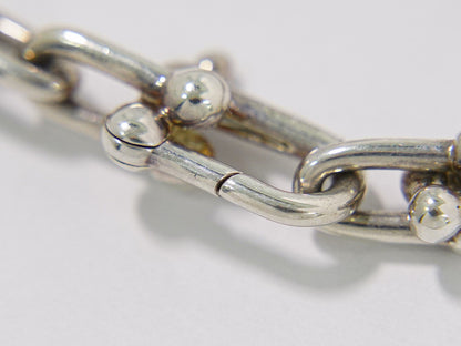TIFFANY & Co. ハードウェア スモール Ag925 ブレスレット シルバー ゴールド