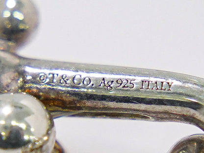 TIFFANY & Co. ハードウェア スモール Ag925 ブレスレット シルバー ゴールド
