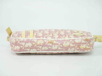 Christian Dior トロッター ショルダーバッグ ピンク ホワイト