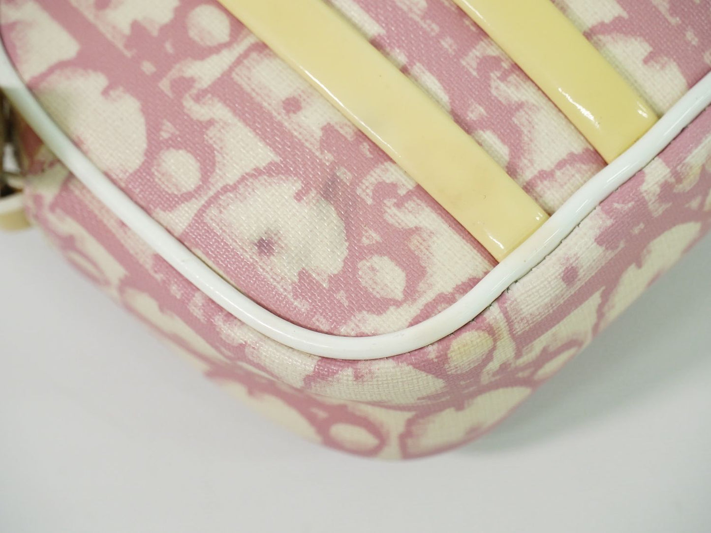 Christian Dior トロッター ショルダーバッグ ピンク ホワイト