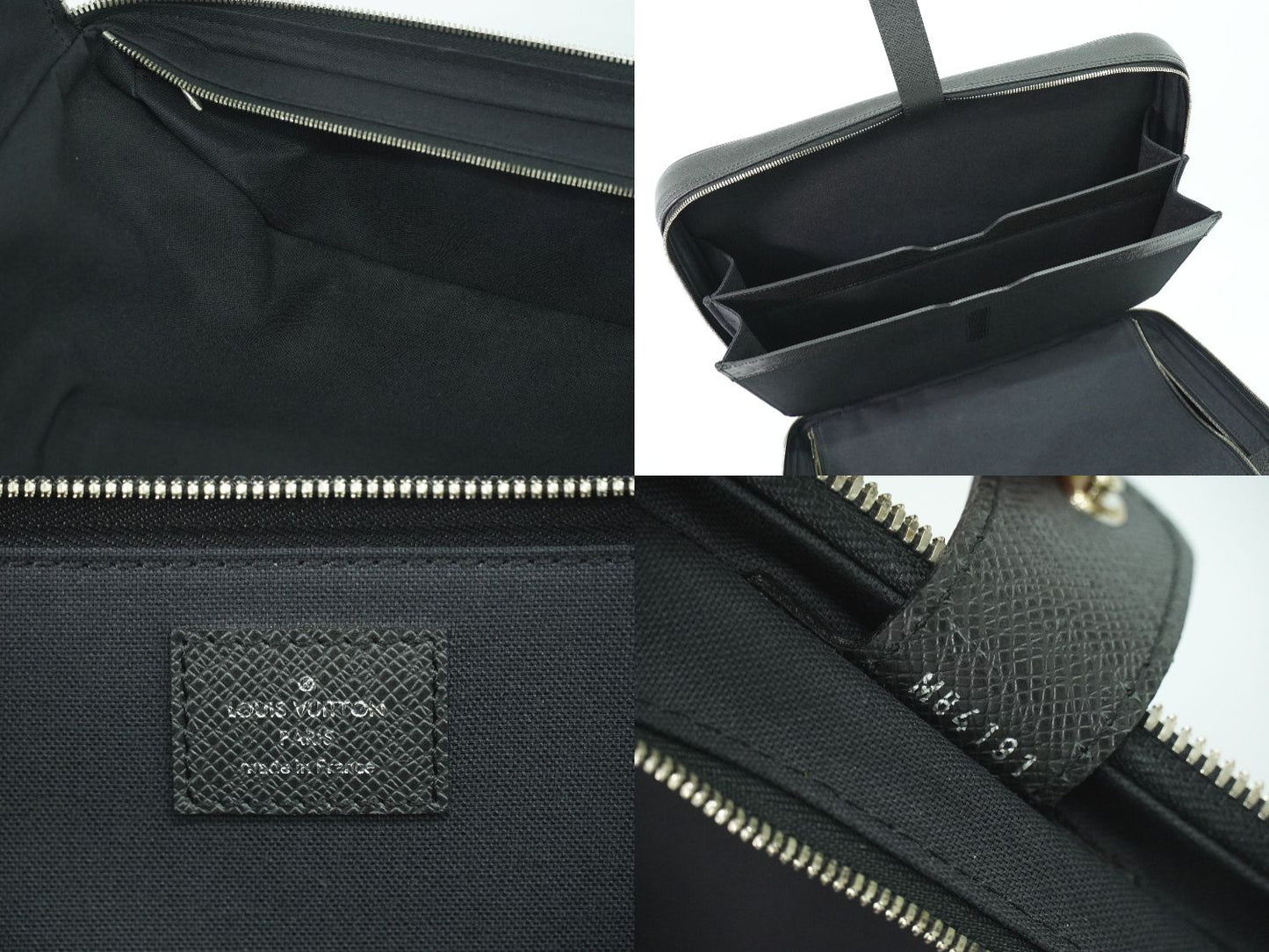 LOUIS VUITTON パイロットケース タイガ レザー アルドワーズ M23205