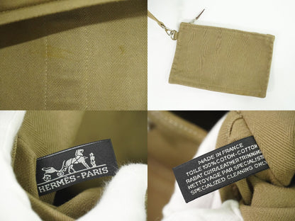 HERMES ヴァルパライソ MM トートバッグ グレージュ
