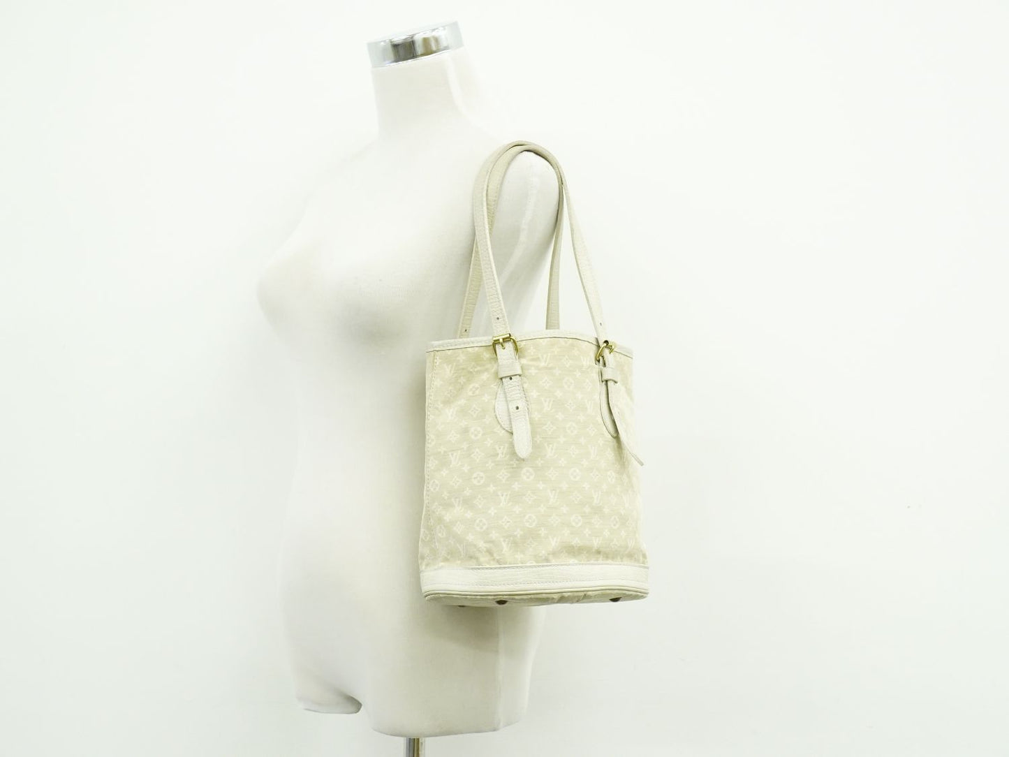 LOUIS VUITTON バケット PM モノグラム ミニラン トートバッグ デュンヌ M95316