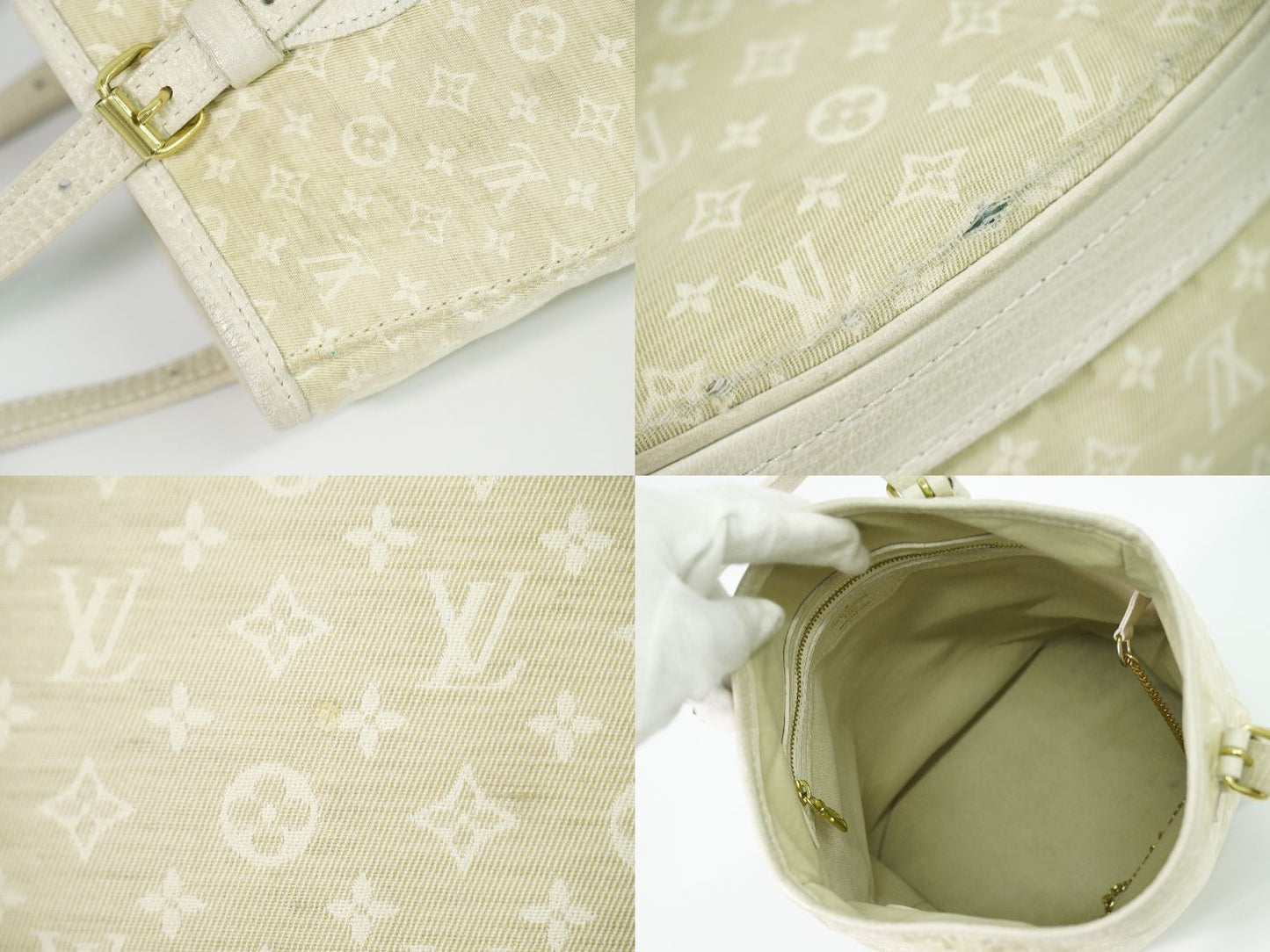 LOUIS VUITTON バケット PM モノグラム ミニラン トートバッグ デュンヌ M95316