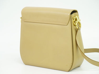 Salvatore Ferragamo ガンチーニ ショルダーバッグ ベージュ