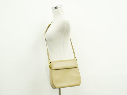 Salvatore Ferragamo ガンチーニ ショルダーバッグ ベージュ